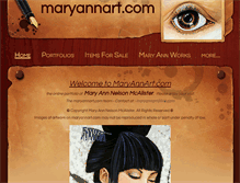 Tablet Screenshot of maryannart.com